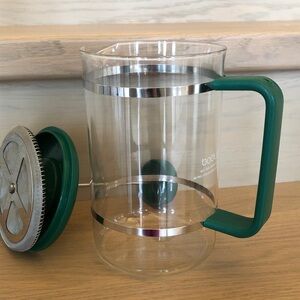 Vintage Classic Bodum Bistro 6-cup French Press Coffee Maker in Green, Size 1.5L